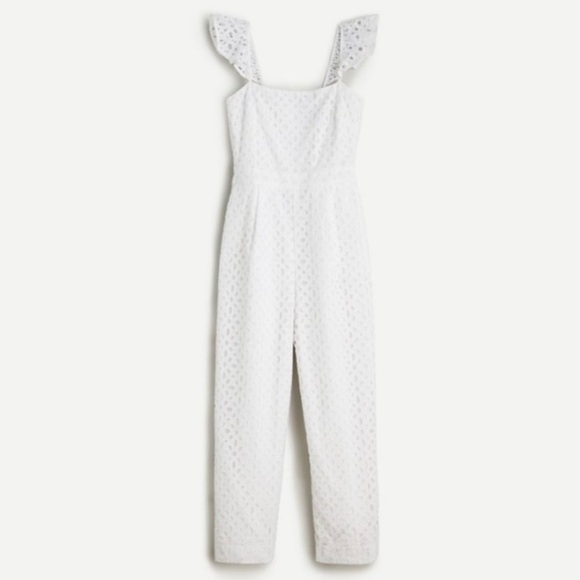 J CREW Kasana Jumpsuit White - Picture 3 of 11
